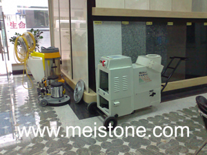 深圳市佰石特石业公司购买的石材翻新护理设备